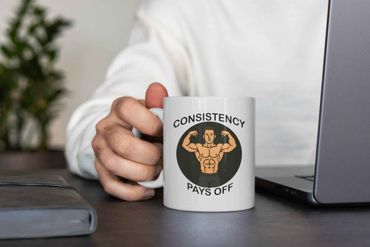 Consistency Pays Off Mug