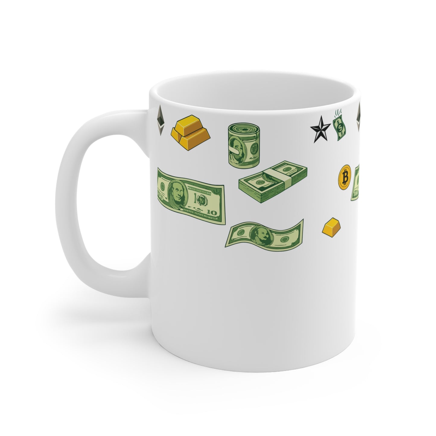 Money Pattern Coffee Mug