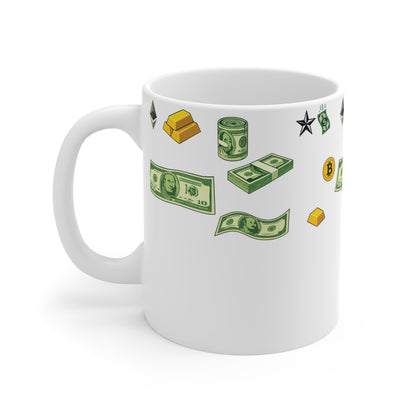 Money Pattern Coffee Mug