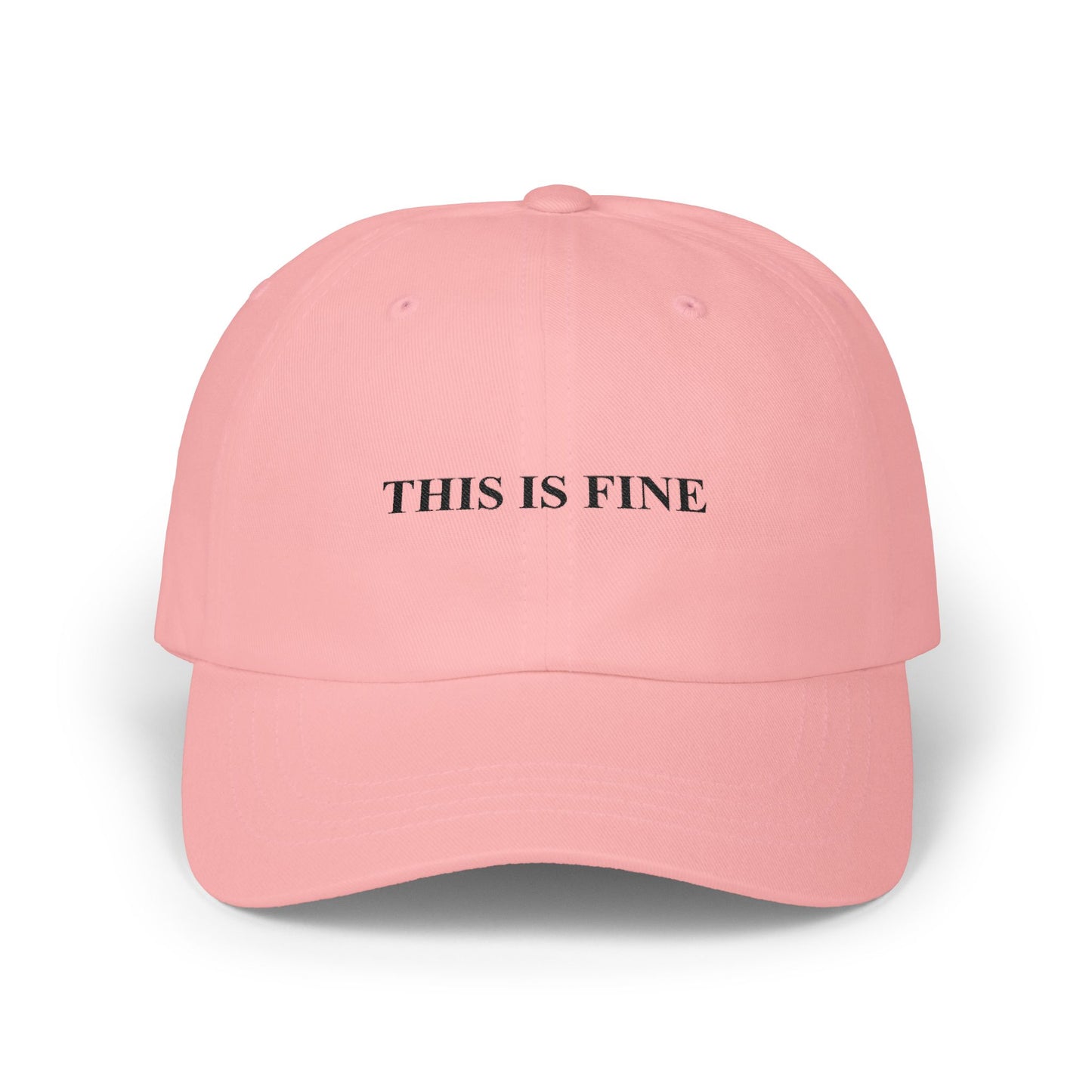 This Is Fine Dad Cap
