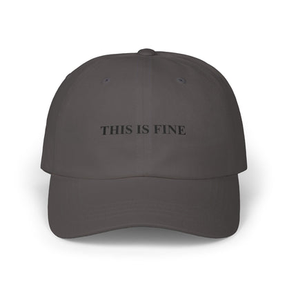 This Is Fine Dad Cap