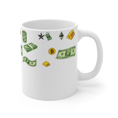 Money Pattern Coffee Mug