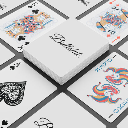 Bullshit. Branded Poker Playing Cards