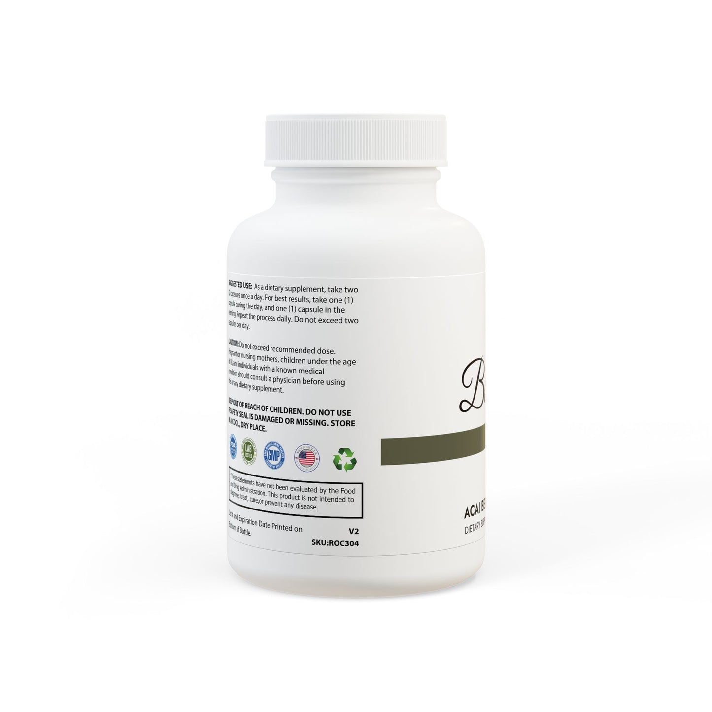 Acai Berry Complex Supplement (60 Capsules)