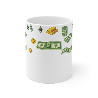 Money Pattern Coffee Mug