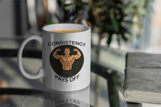 Consistency Pays Off Mug