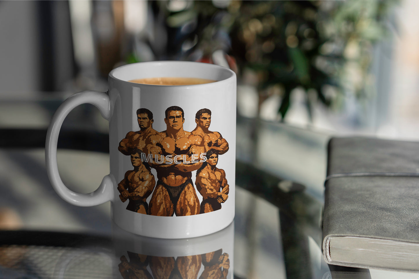 Bodybuilder Muscles Coffee Mug