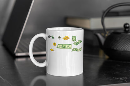 Money Pattern Coffee Mug