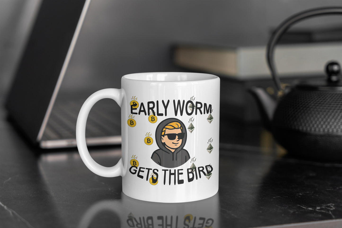 Early Worm Gets The Bird Mug