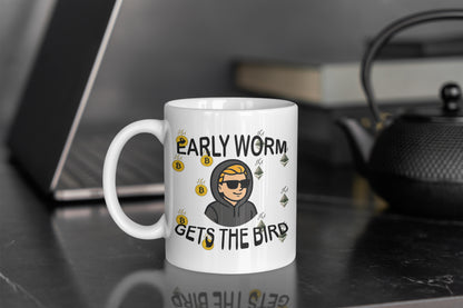 Early Worm Gets The Bird Mug