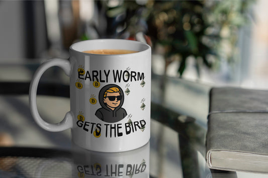 Early Worm Gets The Bird Mug