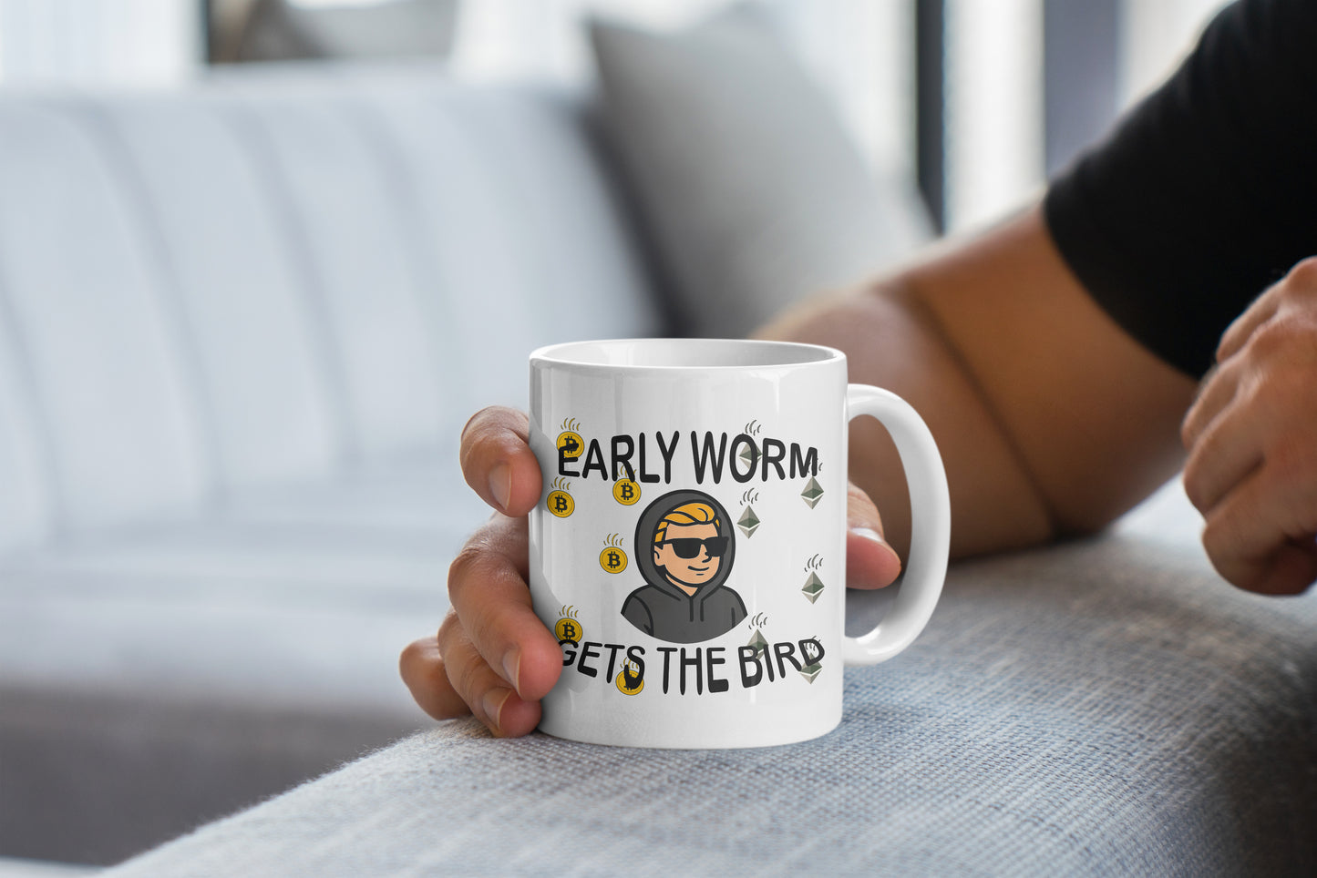 Early Worm Gets The Bird Mug