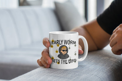 Early Worm Gets The Bird Mug