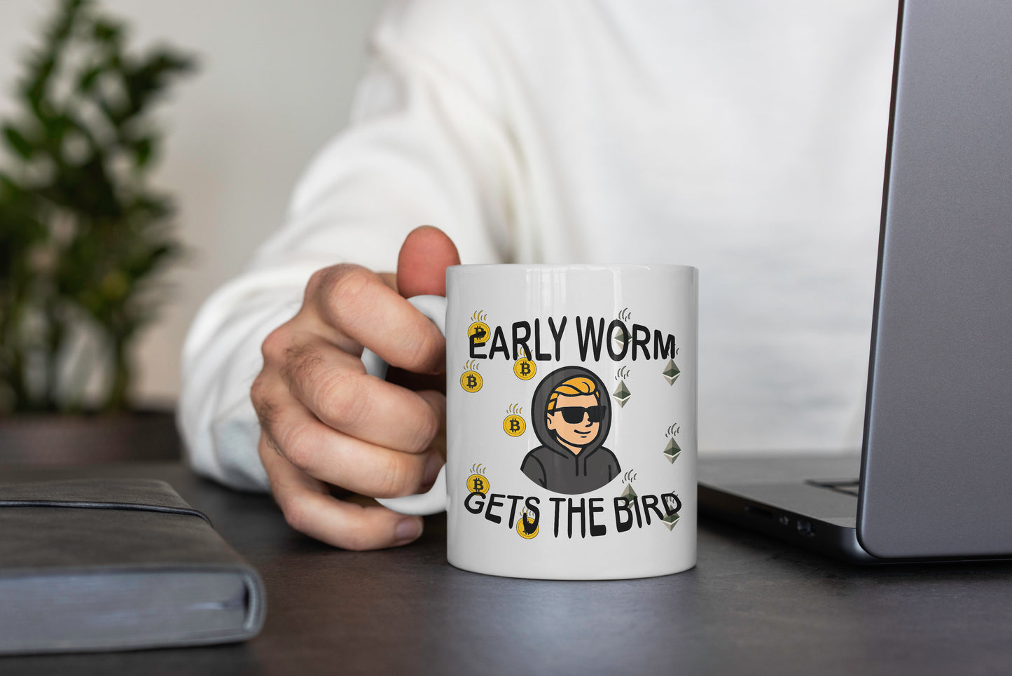 Early Worm Gets The Bird Mug