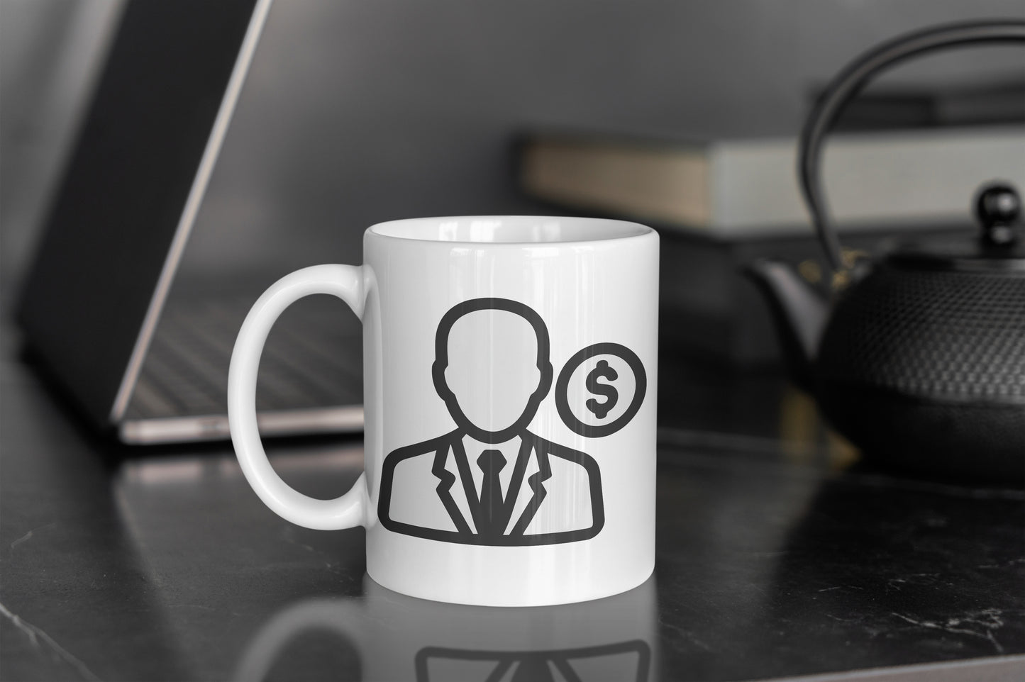 Businessman Money Icon Mug