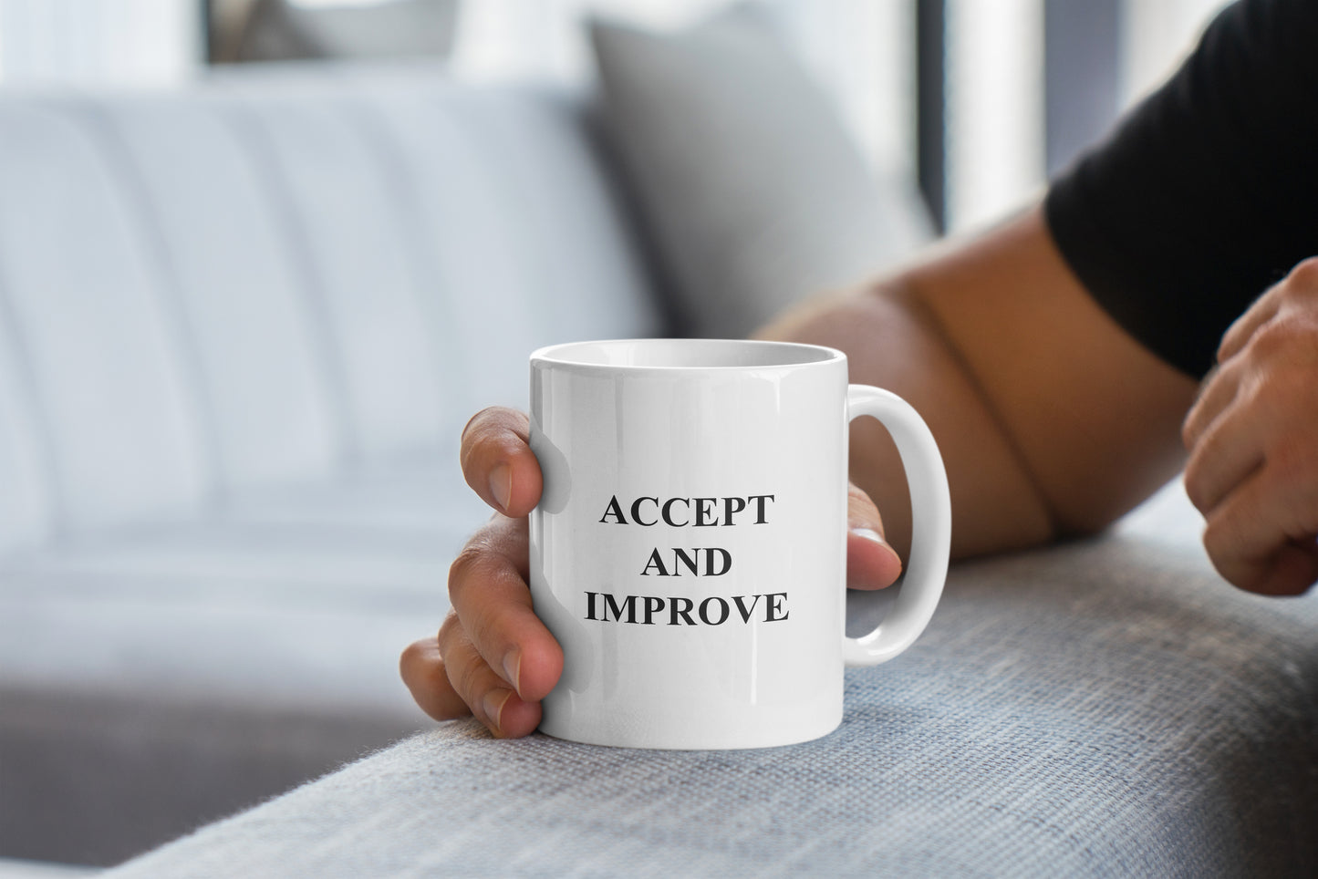Accept And Improve Mug