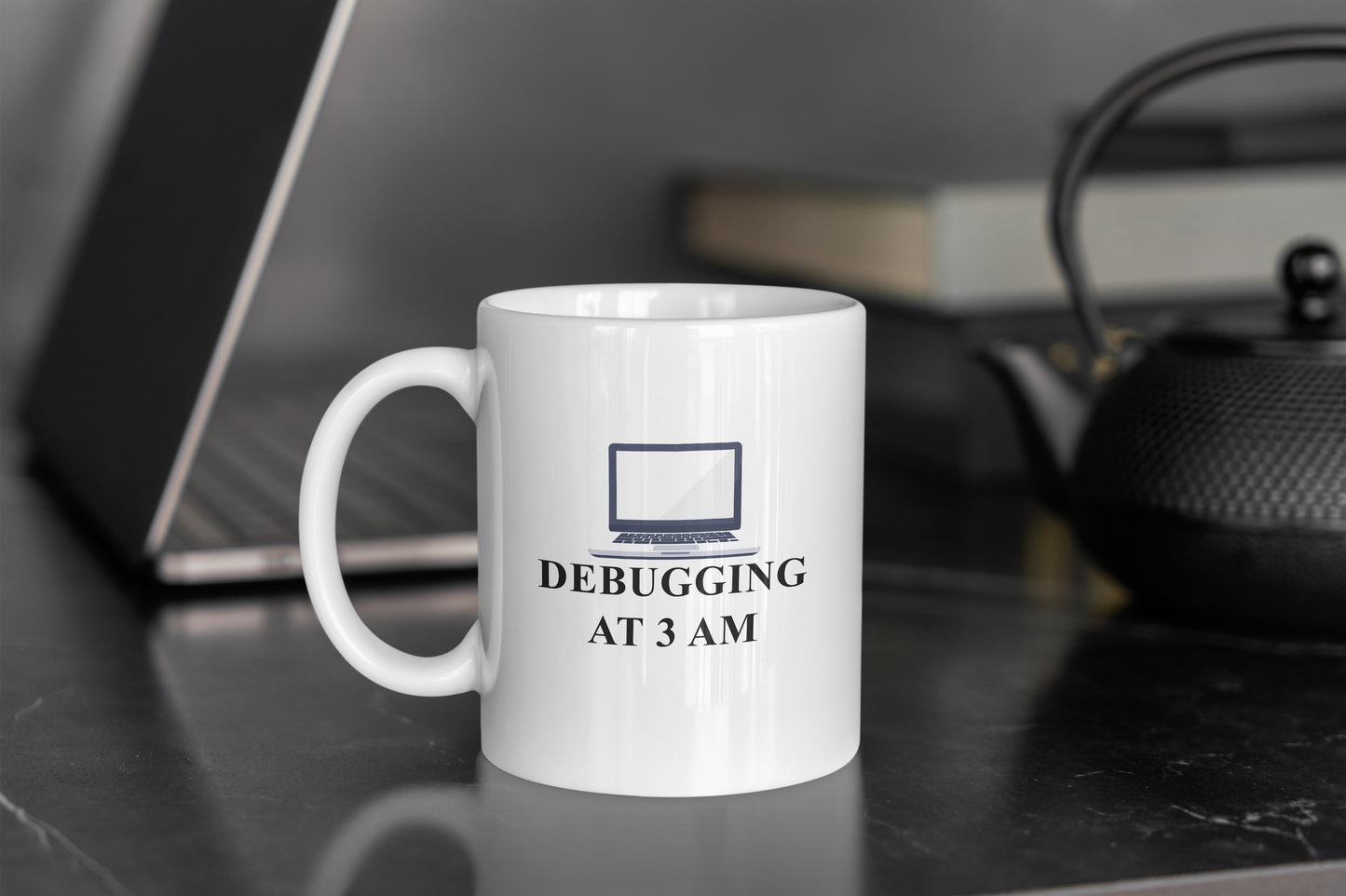 Debugging at 3AM Tech Mug