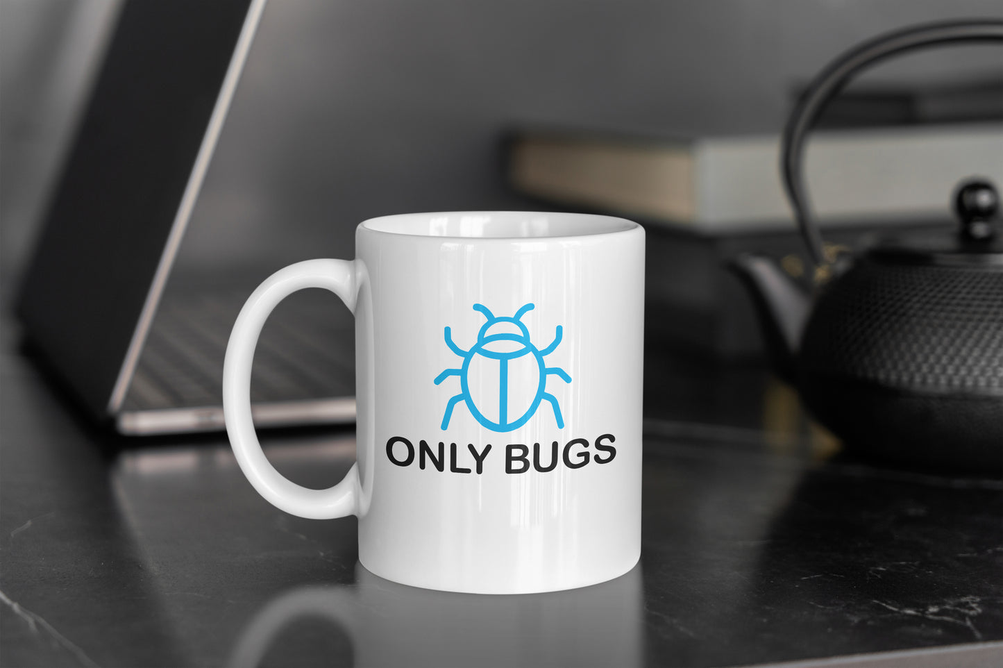 Only Bugs Tech Mug