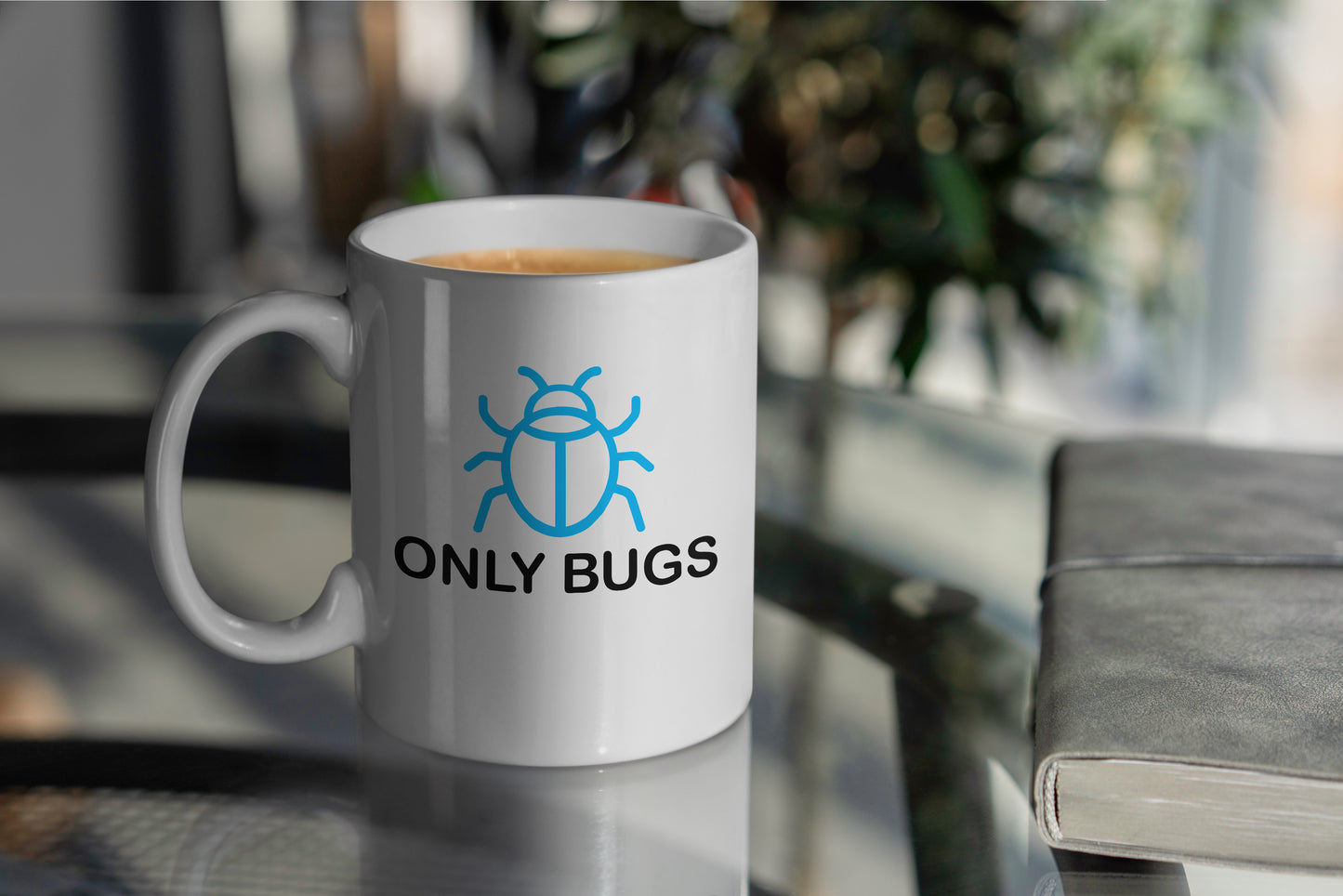 Only Bugs Tech Mug
