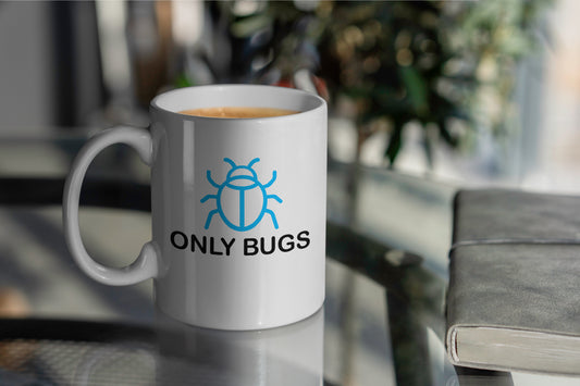 Only Bugs Tech Mug