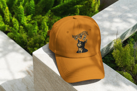 MoneyMaxxing Tuxedo Cat Dad Cap