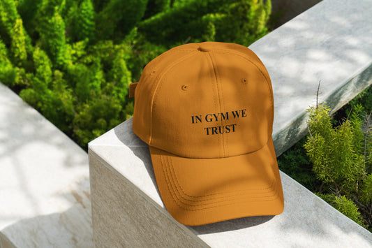 In Gym We Trust Dad Cap