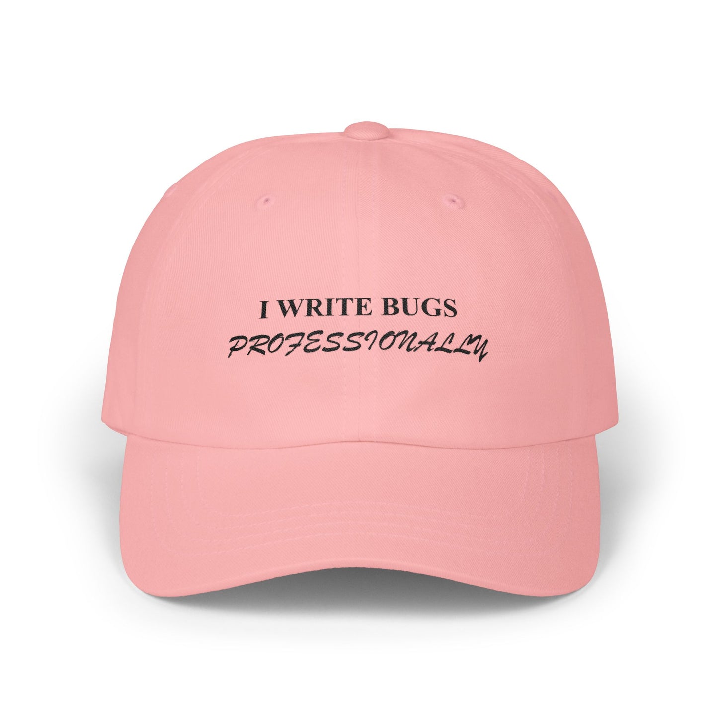 I Write Bugs Professionally Dad Cap