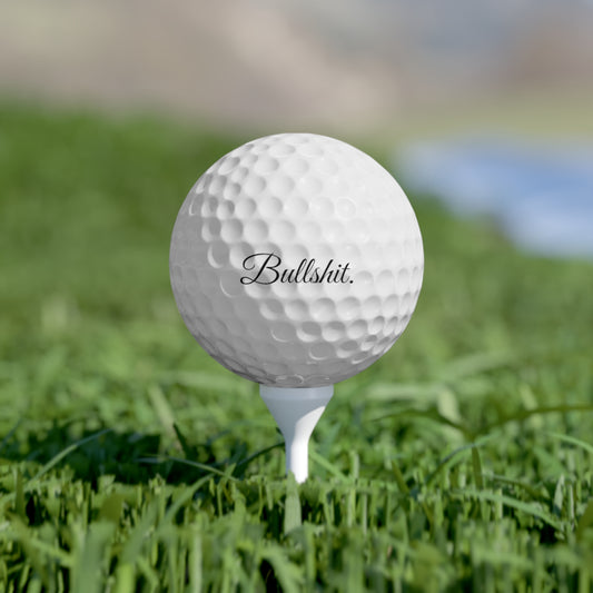 Bullshit. Branded Golf Balls — 6-Pack