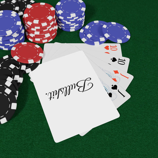 Bullshit. Branded Poker Playing Cards